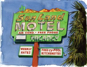 The Sun Land, Miracle Mile, 2004 (wc paperilla)